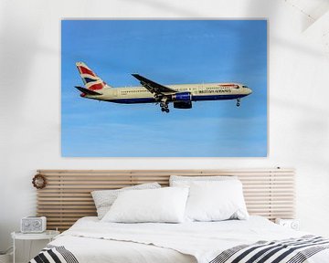 Landung der British Airways Boeing 767-300. von Jaap van den Berg