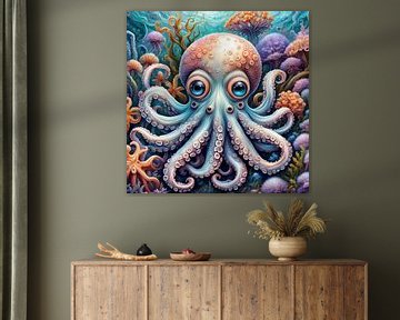 Niedlicher kleiner Oktopus (1) von Johanna's Art