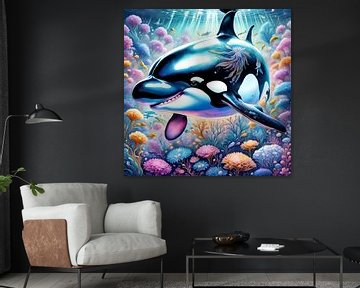 Niedlicher kleiner Orca (2) von Johanna's Art