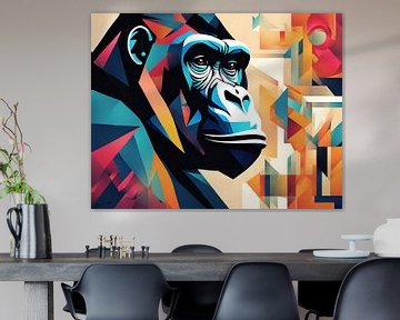 Abstracte kunst - Gorilla 1 van Johanna's Art