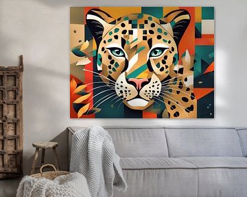 Abstrakte Kunst - Leopard 1 von Johanna's Art