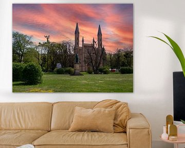 Schlosskirche in Neustrelitz an der Mecklenburgischen Seenplatte