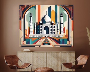 Abstrakte Kunst - Taj Mahal 1 von Johanna's Art