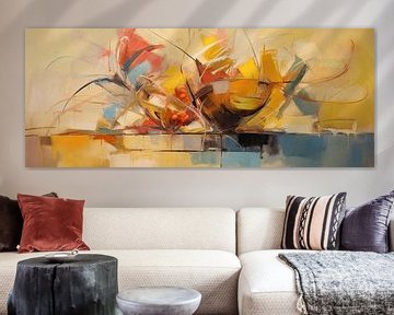 Canvas 117995 van Abstract Schilderij