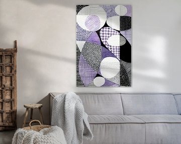 Mid Century Modern Violett von Susan Black