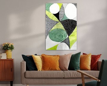 Mid Century Modern Green von Susan Black