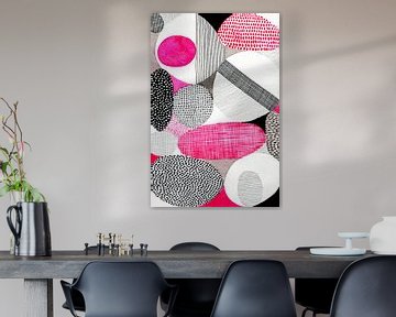 Mid Eeuw Modern Roze van Susan Black