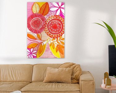 Example of the artwork in a room