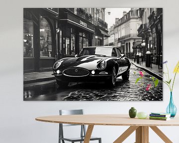 Jaguar E Type in Paris #2 by Skyfall