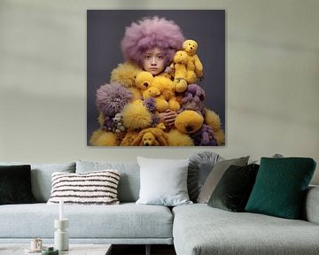 Portrait en peluche peluches sur studio snik.