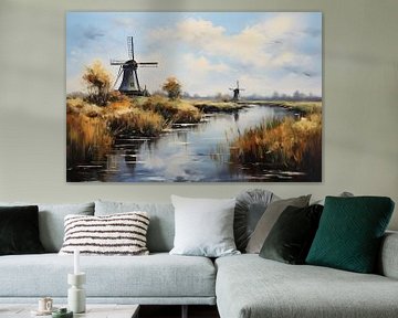 The windmills of Kinderdijk #1 by Skyfall