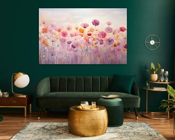 Fleurs pastel sur studio snik.