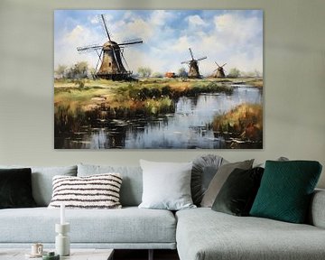 The windmills of Kinderdijk #2 by Skyfall