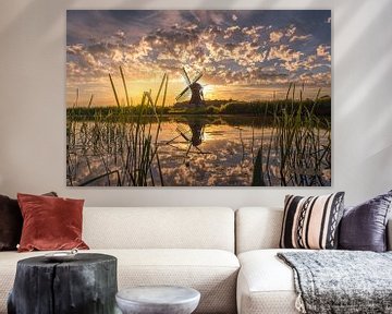 De Tjongermolen te Friesland, Mildam van Albert Foekema Fotografie