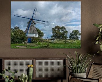 Moulin à vent dans le Schleswig-Holstein sur Conny Pokorny