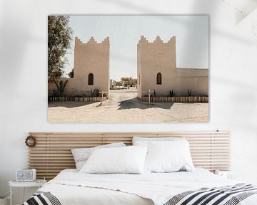 Gate Altlas Mountains | Marokko | Fine Art Print van Inge Pieck