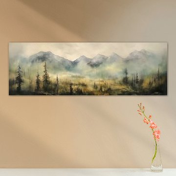 Nebliger Wald von Whale & Sons