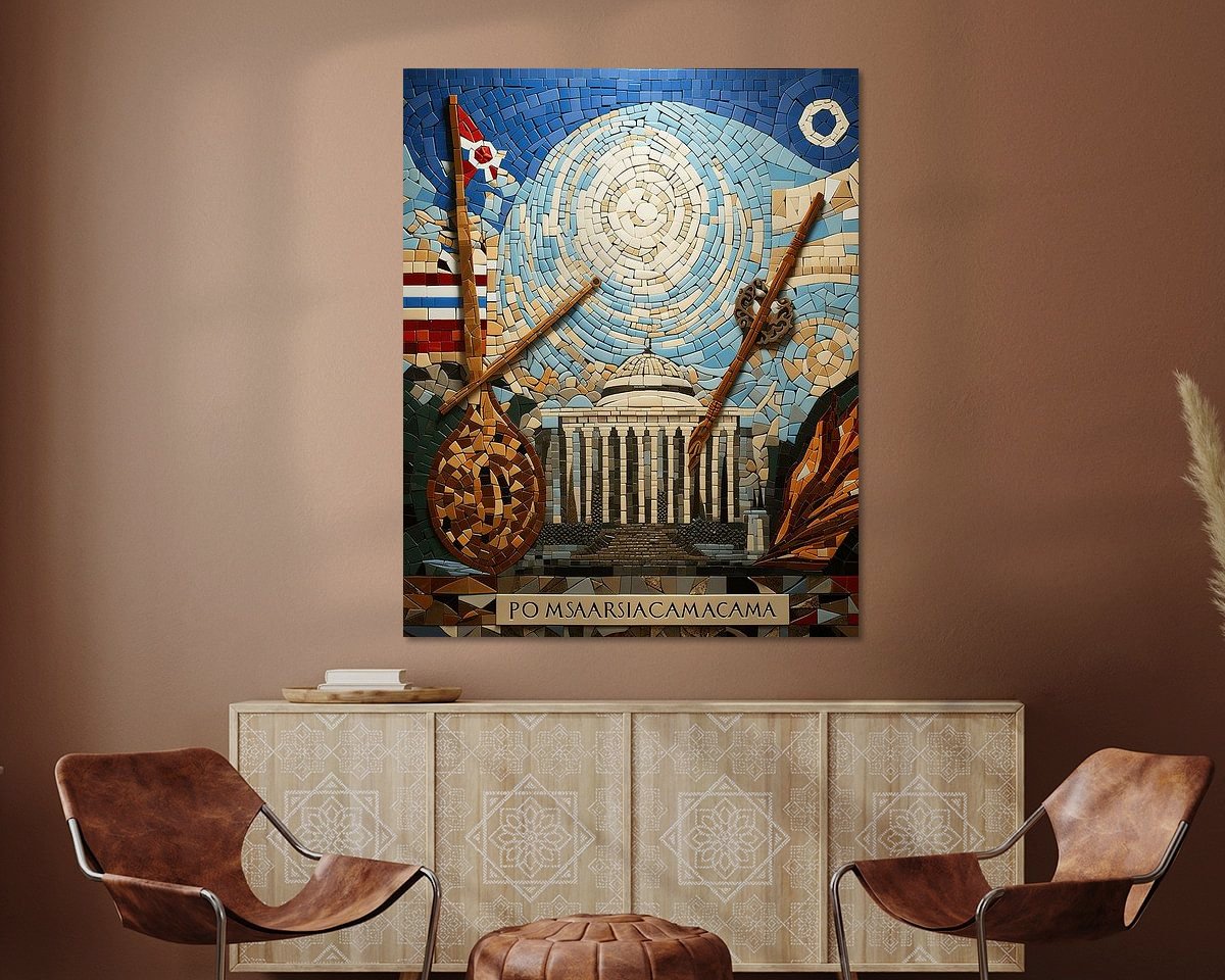 Example of the artwork in a room