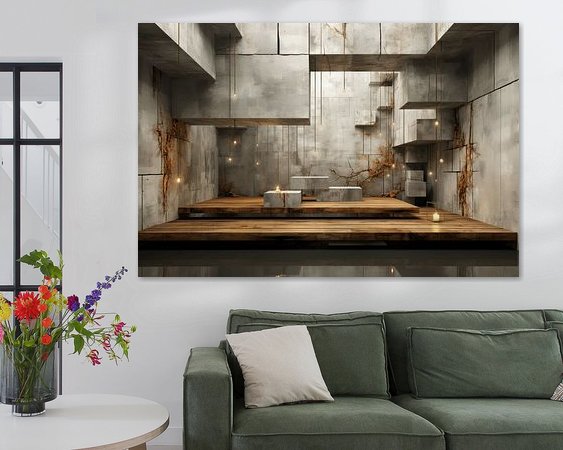 Example of the artwork in a room