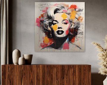 Marilyn Monroe pop art by Studio Allee