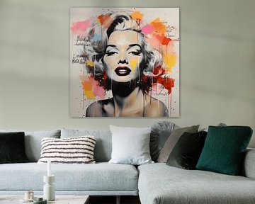 Marilyn Monroe pop art by Studio Allee