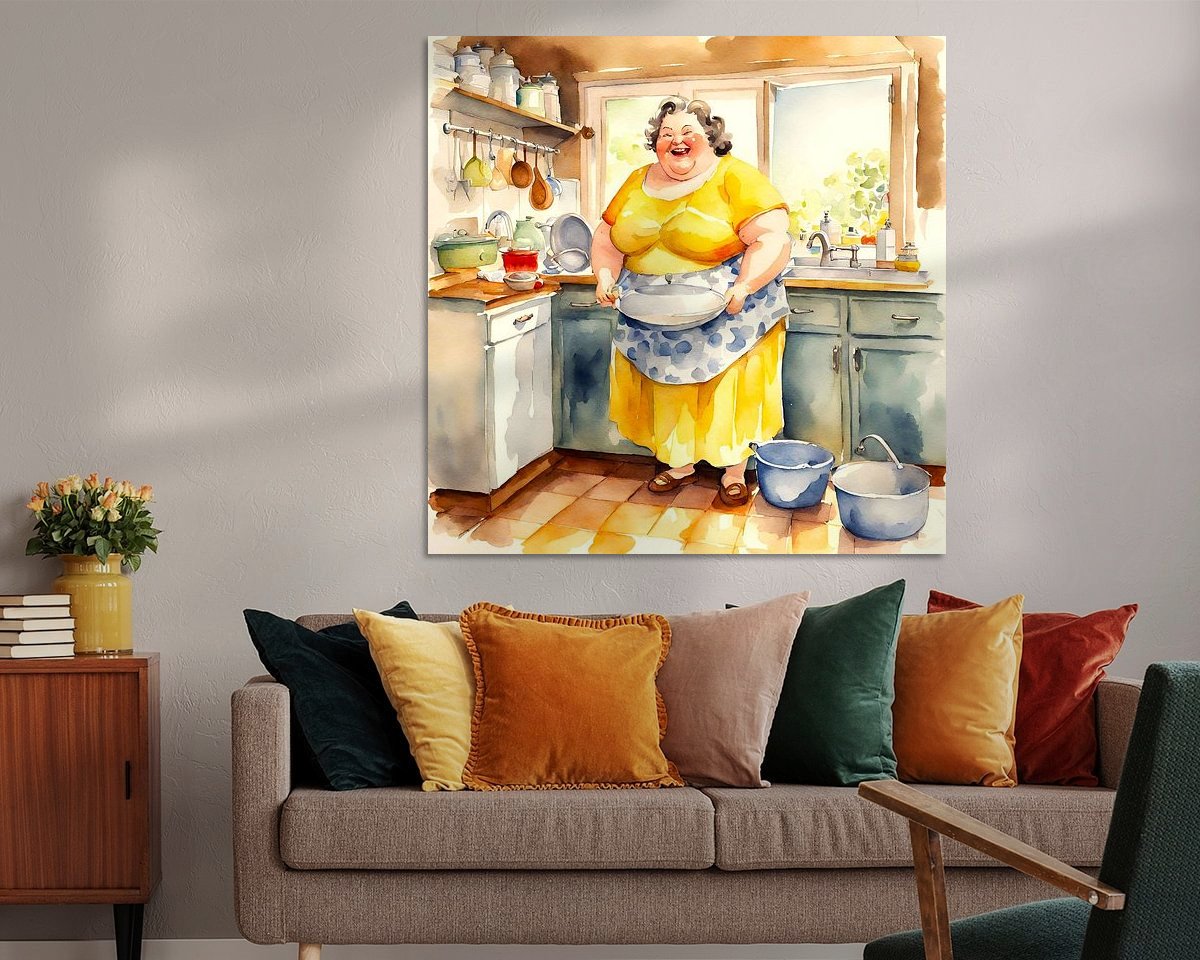 Example of the artwork in a room