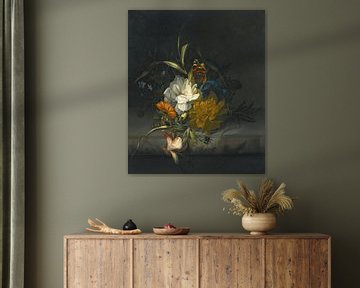 Stilleven met goudsbloemen, Rachel Ruysch