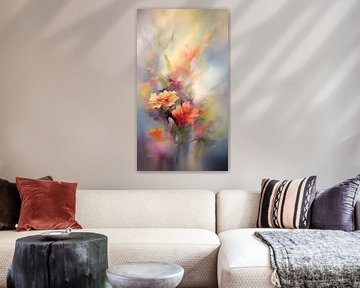 Peinture de bouquets au pastel sur Dakota Wall Art