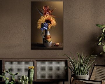 Still life collection I - Sunflowers by Sandra Hazes