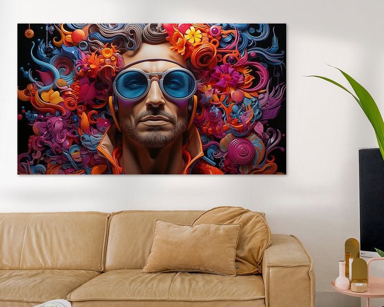 Example of the artwork in a room