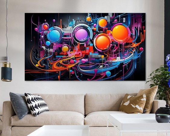 Example of the artwork in a room