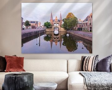 The Waterpoort in Sneek during Sunrise by Charlene van Koesveld