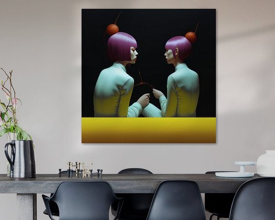 Example of the artwork in a room