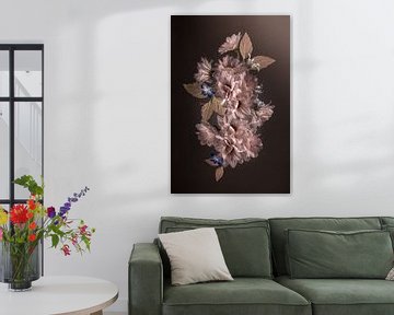 Collection de natures mortes II - Fleurs roses sur Sandra Hazes