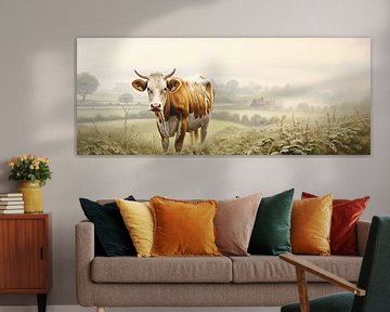 Cows Colourful 105971 by ARTEO Paintings