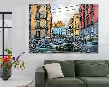 Neapol Napoli Italie art de la ville #Napoli sur JBJart Justyna Jaszke