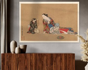 Motief uit "Selected Masterpieces of the Ukiyo-e School" van Peter Balan