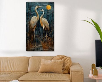 Pair of Cranes by Art Lovers