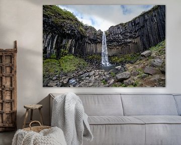 Svartifoss Wasserfall in Island | Reisefotografie von Kelsey van den Bosch