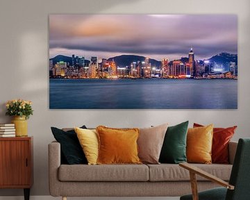 Skyline von Hongkong VIII von Cho Tang
