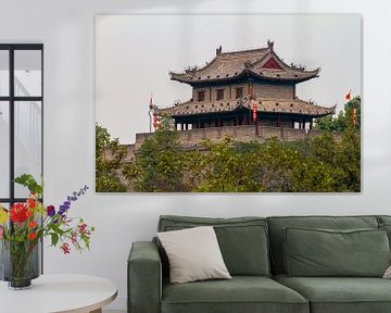 The city wall of Xian in China by Roland Brack