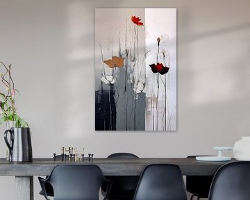 Abstracte Bloemen van Dakota Wall Art