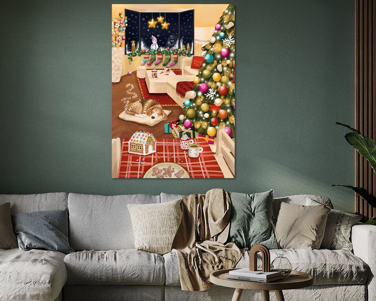 Example of the artwork in a room