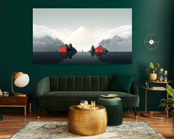 Example of the artwork in a room