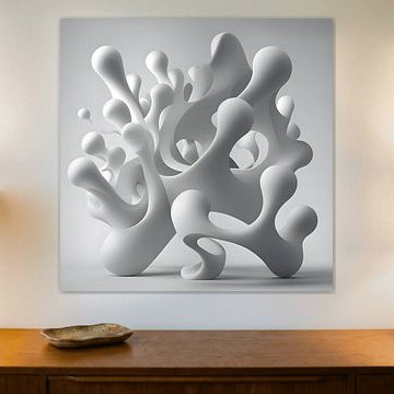 Organische 3D-Skulpturen