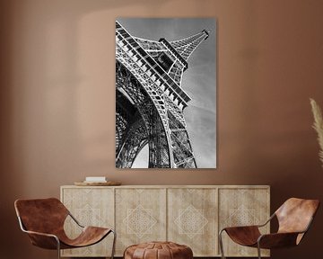 Paris, Eiffel Tower, France/ black and white by Lorena Cirstea