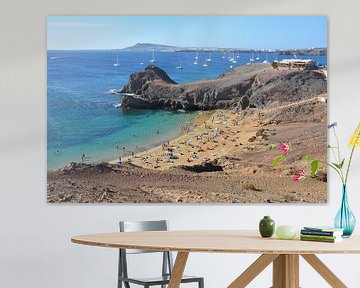 Top view from Mirador Playa de Papagayo Lanzarote by My Footprints