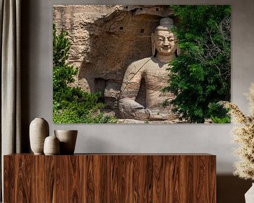 The Buddhas of the Yungang Grottoes in China by Roland Brack