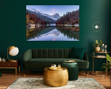 De eerste gloed aan de Riessersee van Teresa Bauer