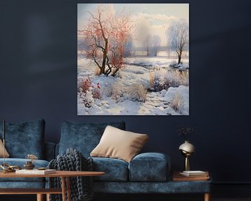 Winter Landscape van Liv Jongman